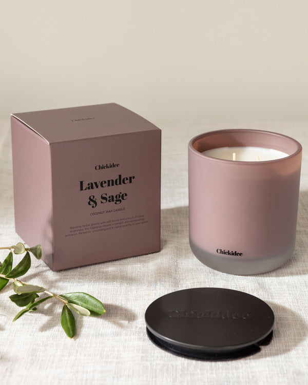 Lavender & Sage Core Candle