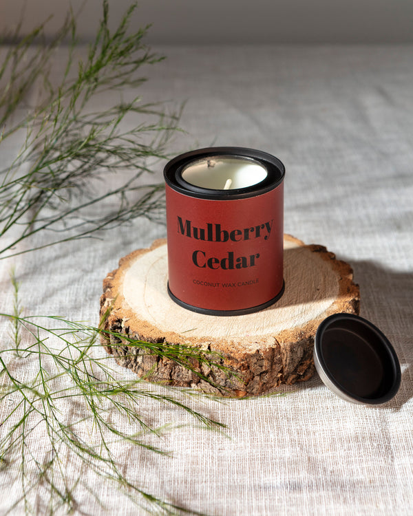 Mulberry Cedar Core Conscious Candle