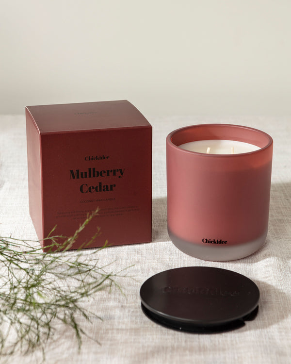 Mulberry Cedar Core Candle