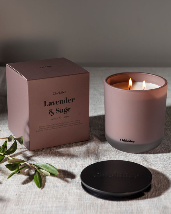 Lavender & Sage Core Candle