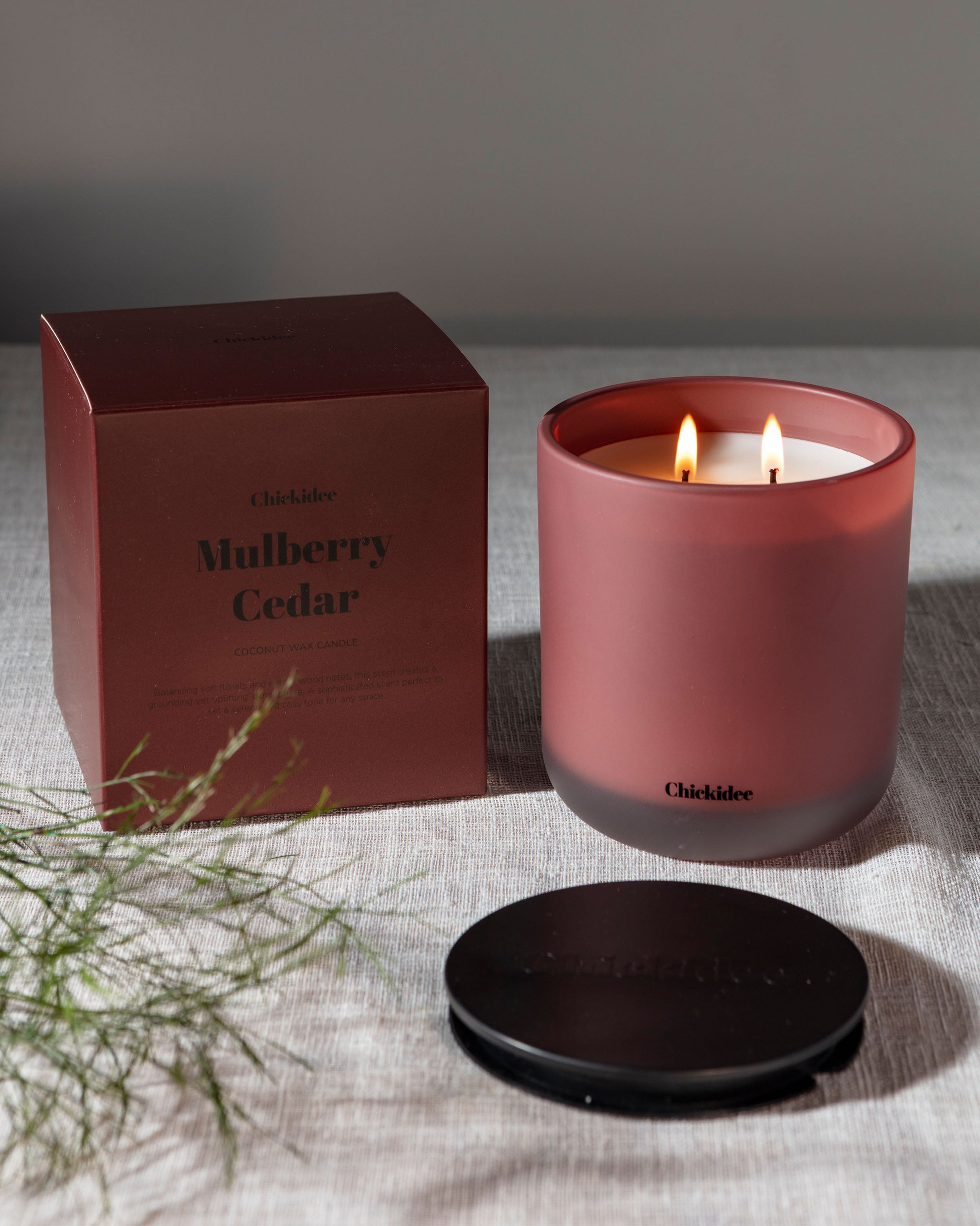 Mulberry Cedar Core Candle