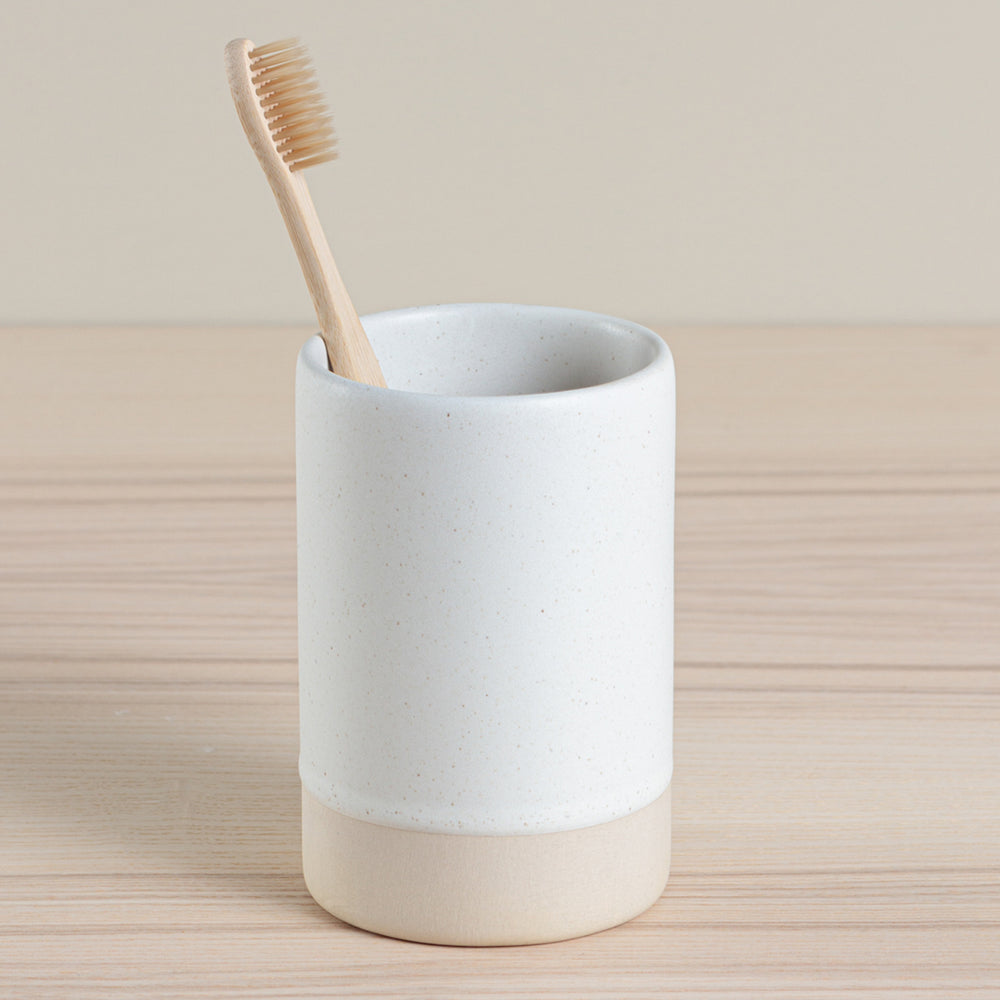 Organics Toothbrush Holder - Oatmeal