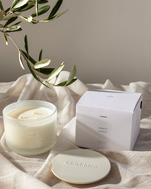 Amalfi Coast Neutral Core Candle Large