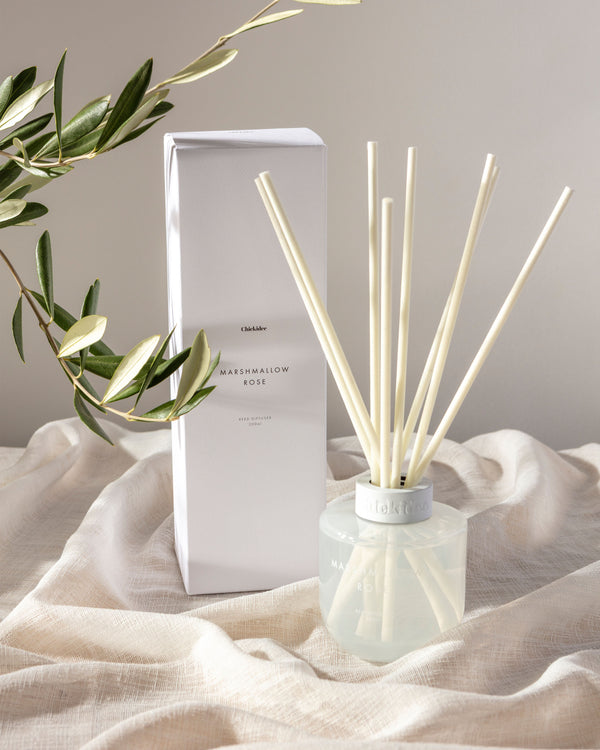 Marshmallow Rose Neutral Core Reed Diffuser