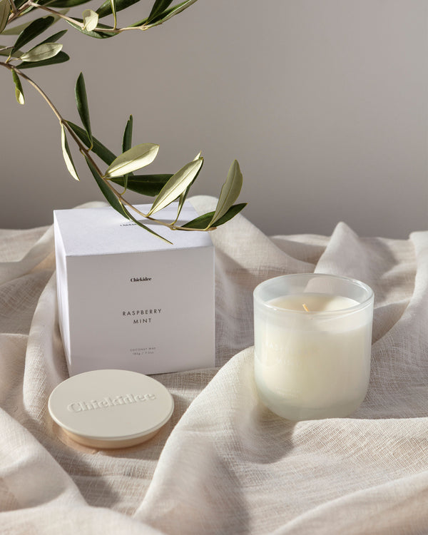 Raspberry Mint Neutral Core Candle Small