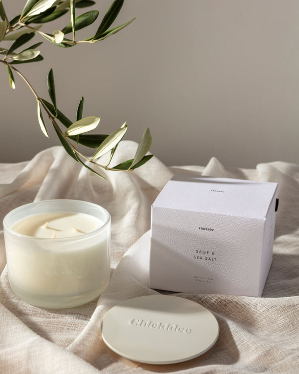 Sage & Sea Salt Neutral Core Candle Large