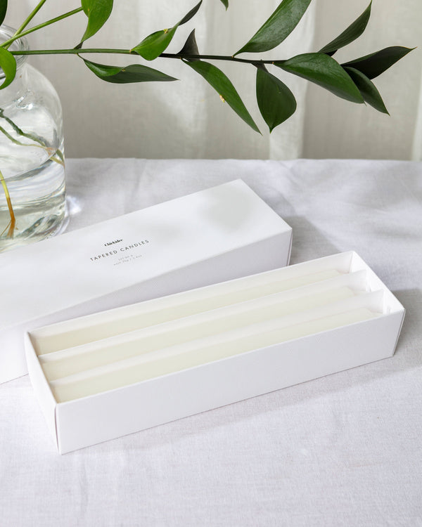 Chickidee Scents Base Range - Tapered Candles White