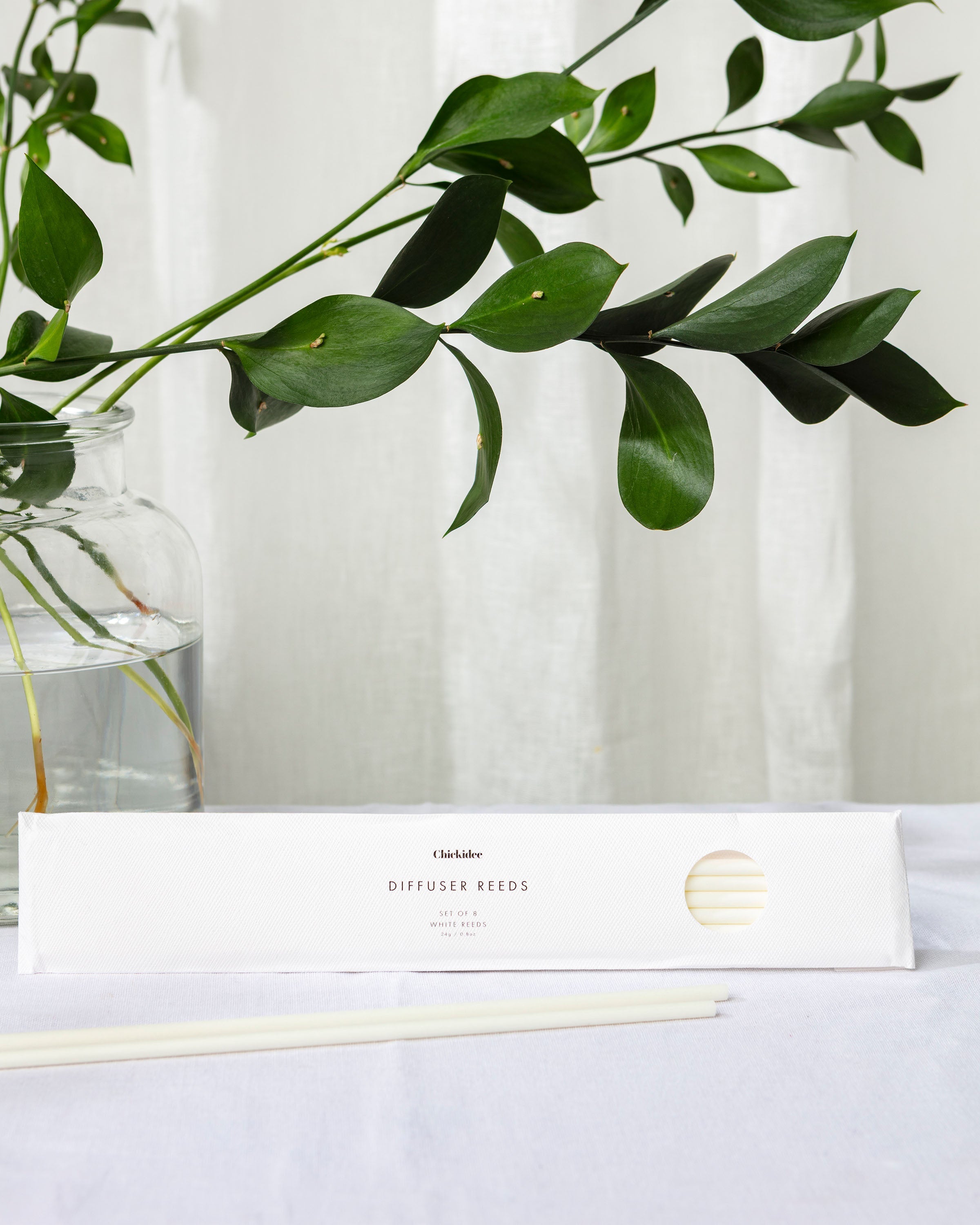 Chickidee Scents Base Range - White Reed Diffusers Outside Box