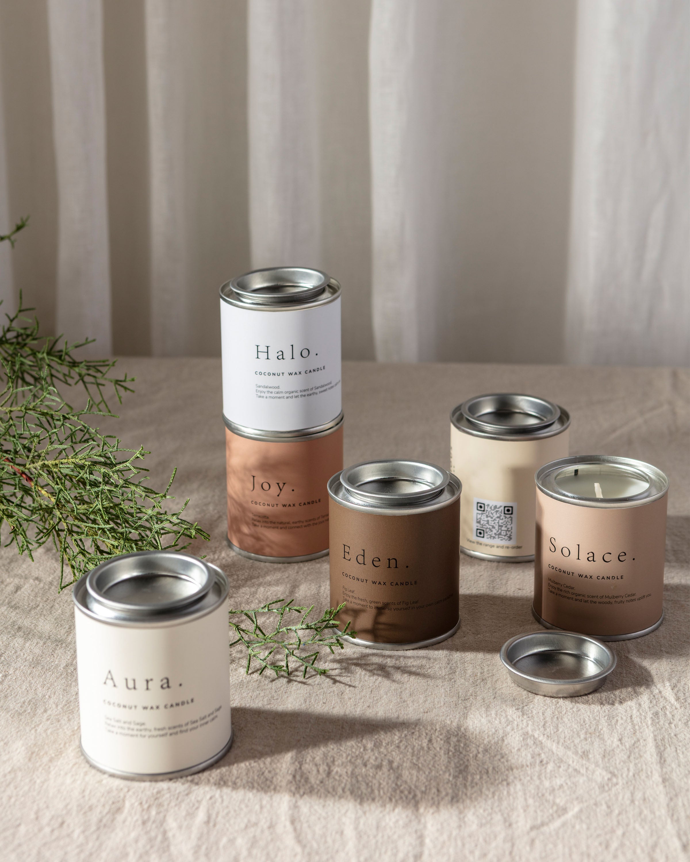 Chickidee Scents Clay Range -  Conscious Candle with Coconut Wax Group Shot