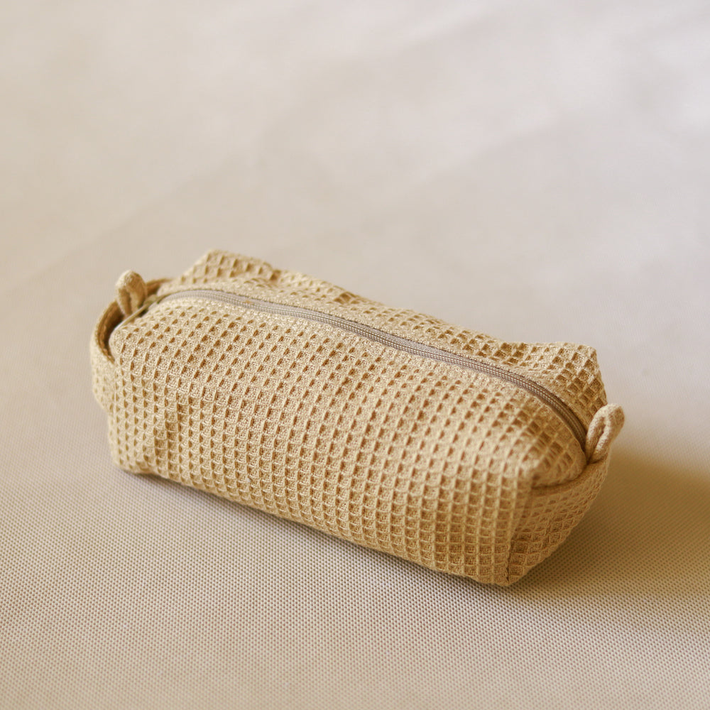 Organic Lifestyle Toast Waffle Accessory Pouch Small