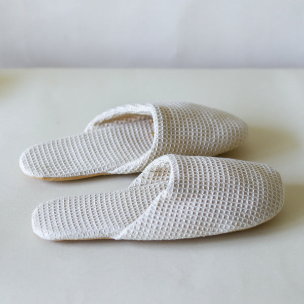 Organic Lifestyle Oat Waffle Bathroom Slippers