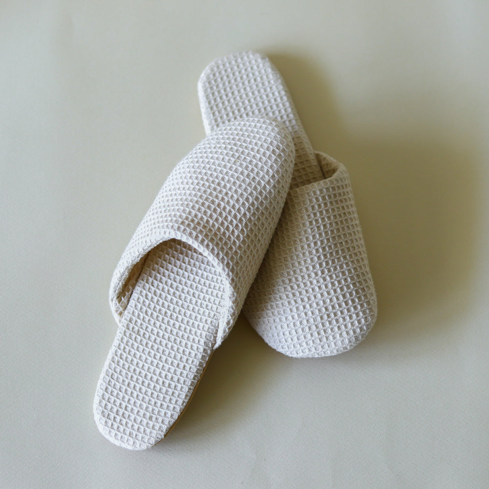 
                  
                    Organic Lifestyle Oat Waffle Bathroom Slippers
                  
                