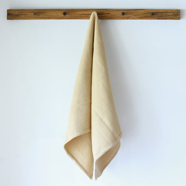 Organic Lifestyle Toast Waffle Bath Towel