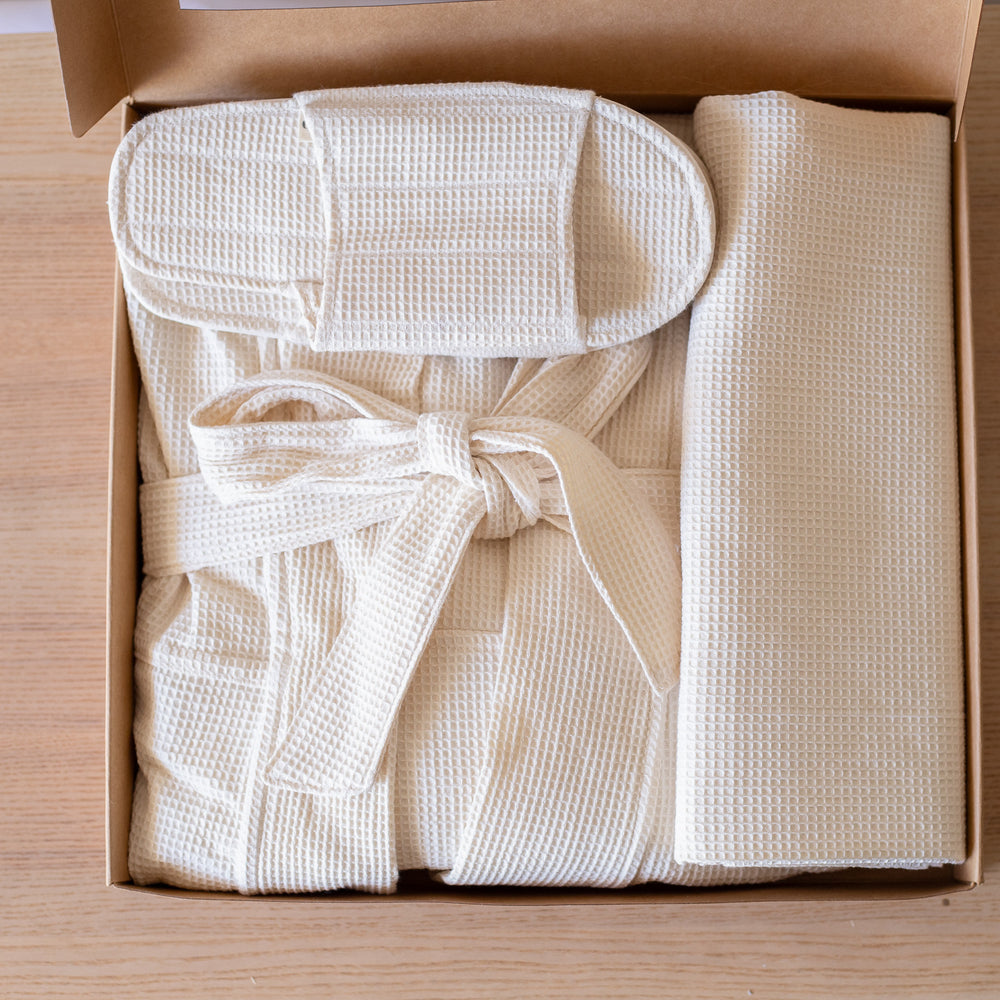 
                  
                    Organic Lifestyle Waffle Bath Hamper Set
                  
                