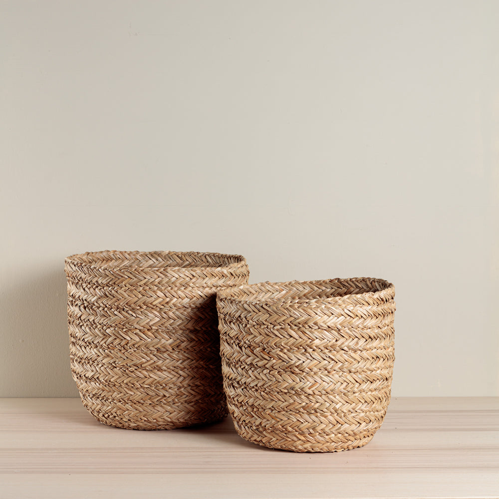 Tila Seagrass Baskets - Set of 2