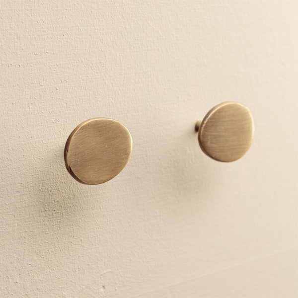 Kiyana Antique Gold Iron Flat Drawer Knobs