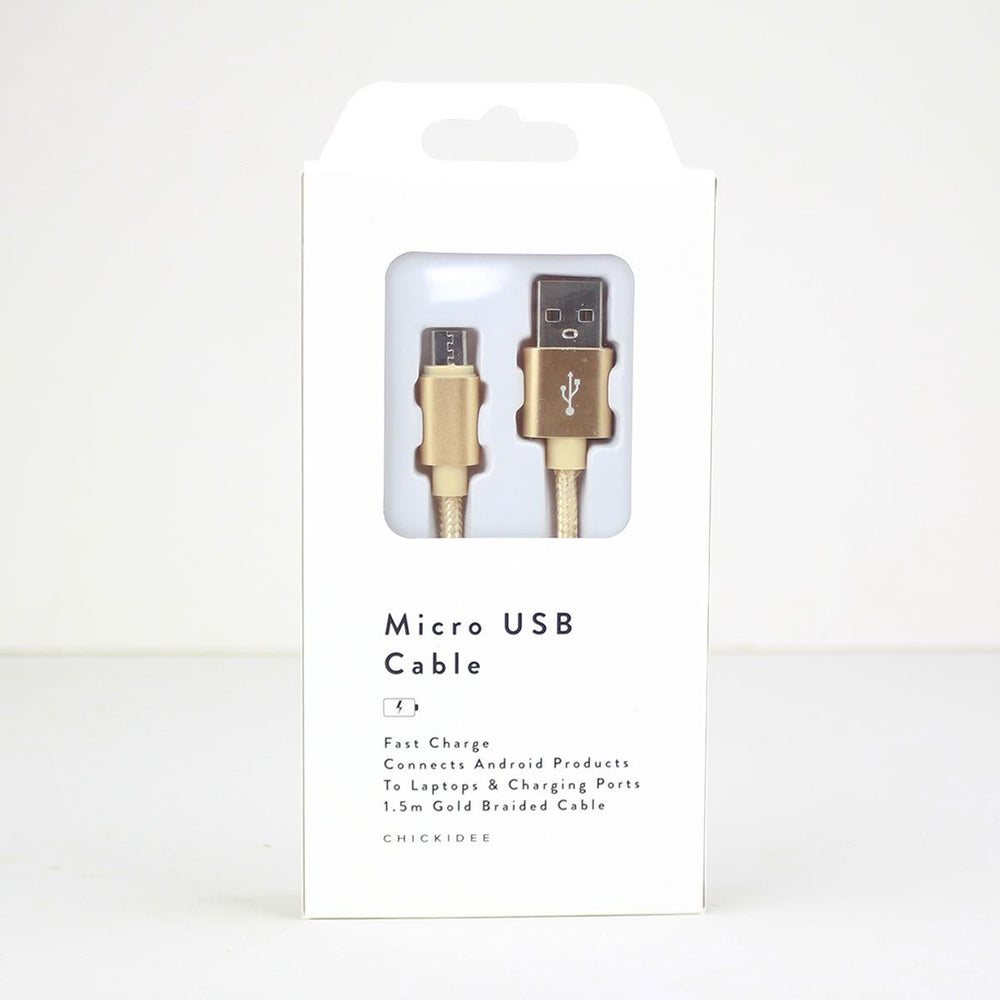Gold Micro USB Cable
