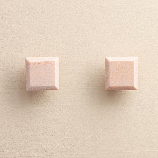 Mila Blush Stone Rectangle Drawer Knobs