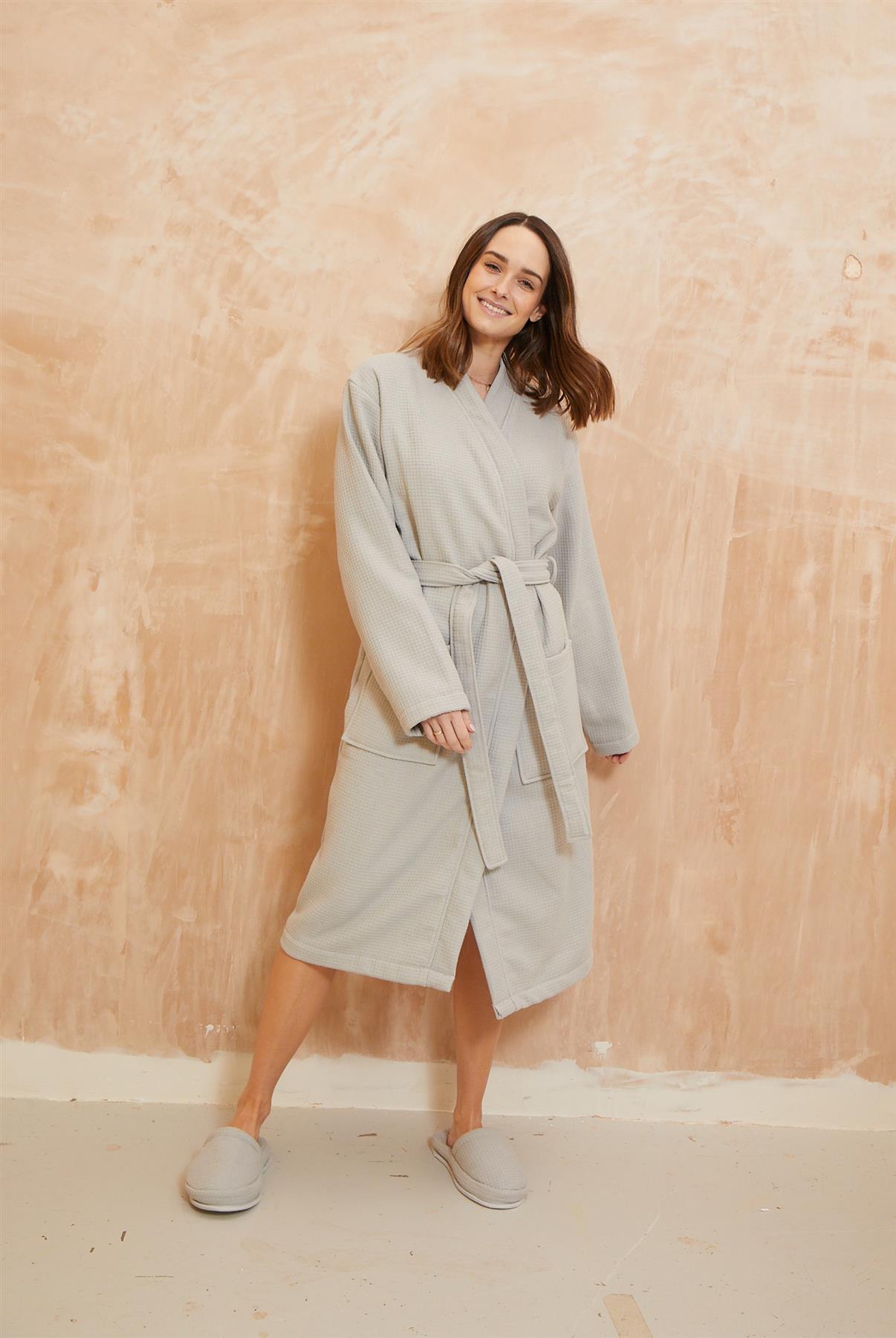 
                  
                    Anthra Grey Waffle Dressing Gown
                  
                